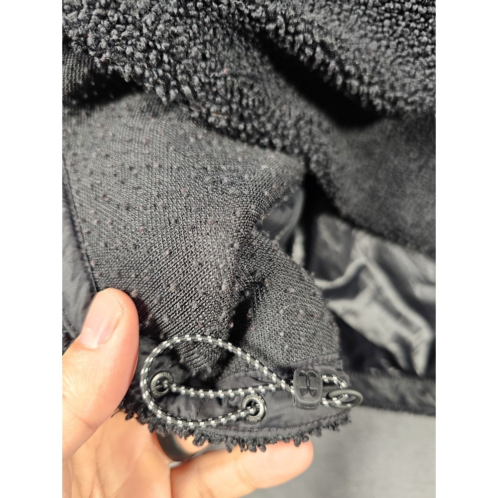 Under Armour Womens 2X Black Sherpa Teddy Fleece Full Zip Jacket 1368756 - Picture 12 of 12